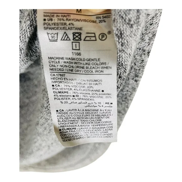 Old Navy Womens Tank Top M Medium Heather Gray & Black Soft Casual Athliesure - Picture 7 of 10